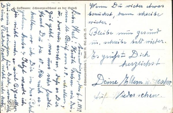 Hoffmann Heinrich Schwarzwaldhaus Gutach – Bild 2