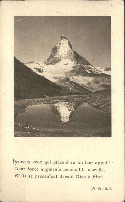 Riffelhorn Mont Cervin Lac