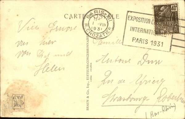 Exposition Coloniale Paris 1931 Monument D Outre-Mer – Bild 2