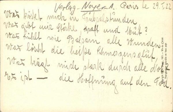 Foto AN Paris (Noyer) Nr. La Visitation – Bild 2