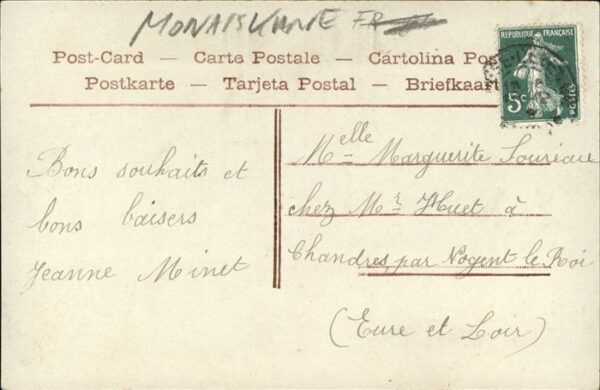Monatskarte Januar Bonne Annee – Bild 2