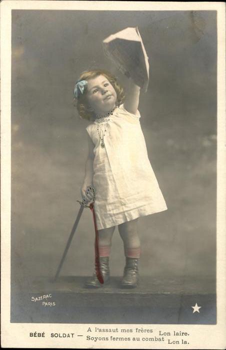 Kindersoldaten Nr. 832 Bebe Soldat