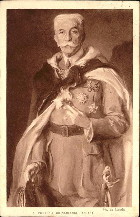 Militaria Frankreich Portrait du Marechal Lyautey