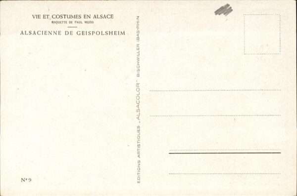 Trachten Alsace Alsacienne de Geispolsheim Nr. 9 – Bild 2