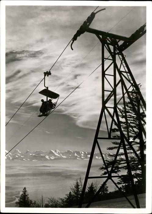 Sessellift Bergbahn Weissenstein Föhnstimmung