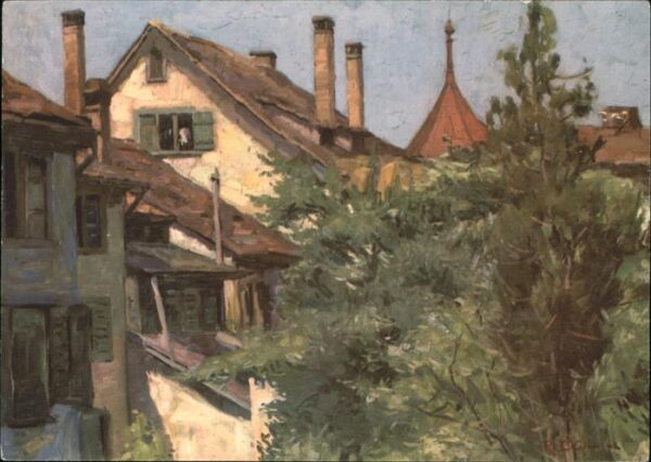Kuenstlerkarte Altstadt Winkel Galerie Neupert Zürich
