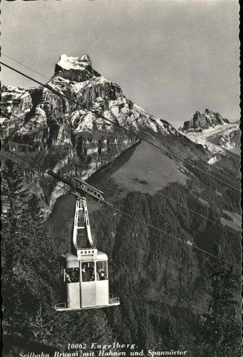 Seilbahn Brunni Engelberg Hahnen Spannörter