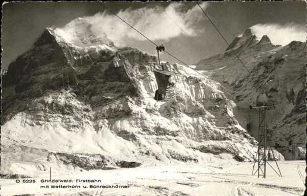Sessellift Grindelwald Firstbahn Wetterhorn Schrec