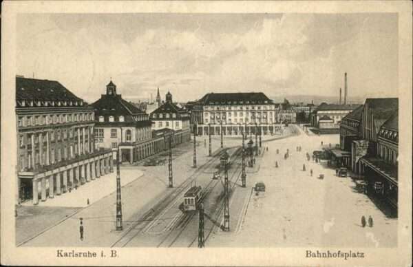 Strassenbahn Karlsruhe Bahnhofsplatz