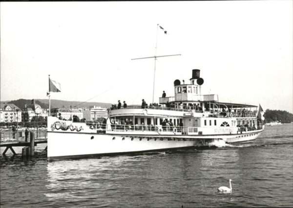 Dampfer Seitenrad D/S Stadt Rapperswil