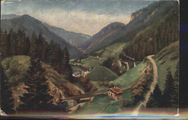 Hoffmann Heinrich Nr. 185 Höllental Ravennaschlucht