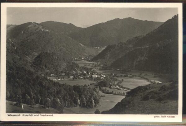 Foto Kellner Rolf Nr. 1522 Wiesental Utzenfeld Geschwend