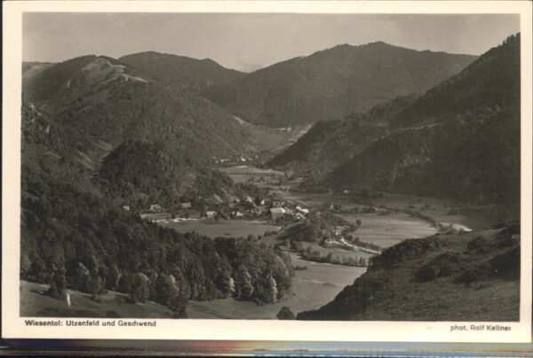 Foto Kellner Rolf Nr. 1522 Wiesental Utzenfeld Geschwend
