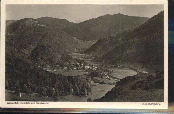 Foto Kellner Rolf Nr. 1522 Wiesental Utzenfeld Geschwend