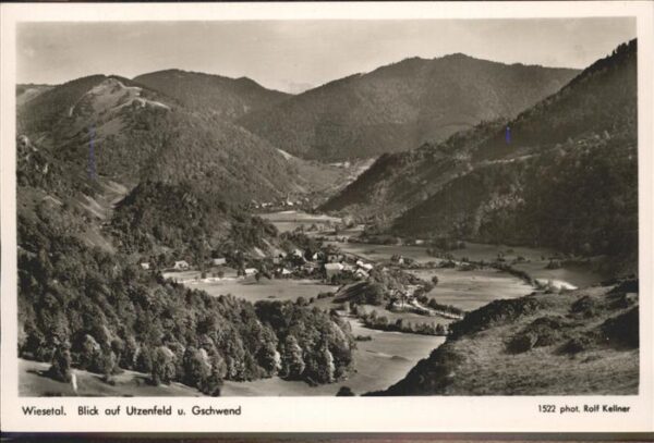 Foto Kellner Rolf Nr. 1522 Wiesental Utzenfeld Gschwend