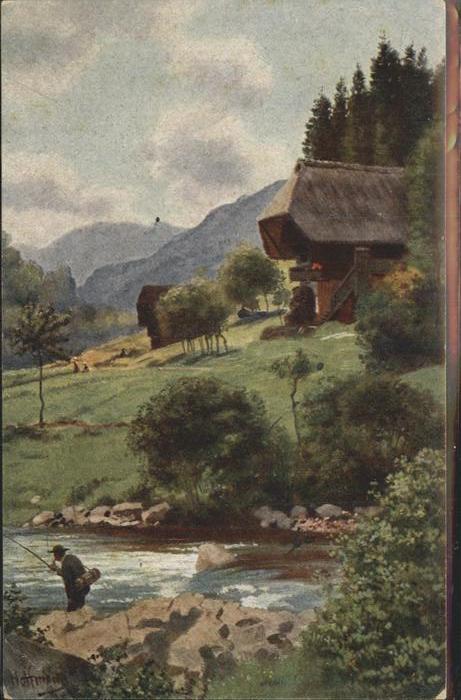 Hoffmann Heinrich Nr. 189 Wolfach Forellenangler