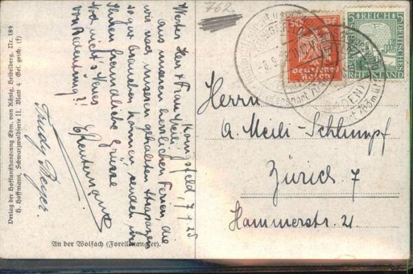Hoffmann Heinrich Nr. 189 Wolfach Forellenangler – Bild 2