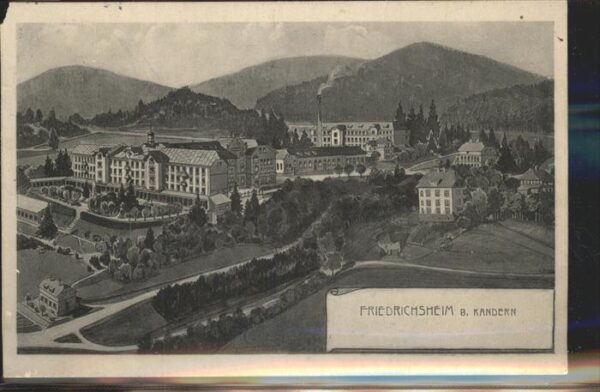 Verlag Oelgaertner Nr. 1224 Friedrichsheim b. Kandern