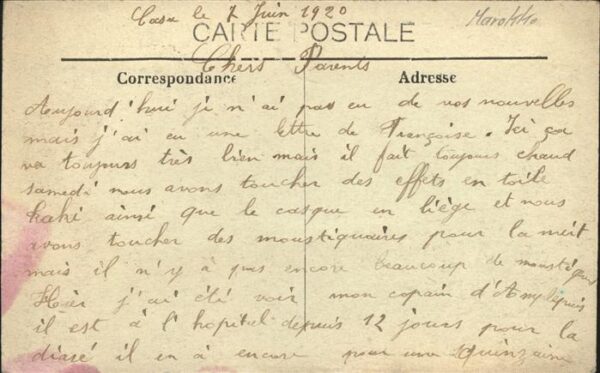 Casablanca Vue generale la rade – Bild 2