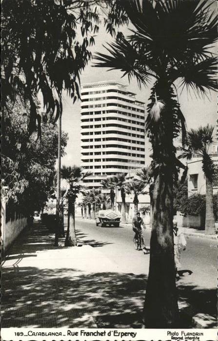 Casablanca Rue Franchet d_Esperey Boulevard de Lon