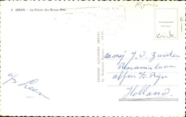 Oran Algerie Palais des Beaux Arts – Bild 2