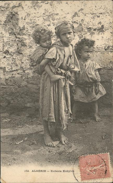 Algerien Enfants Kabyles Kind