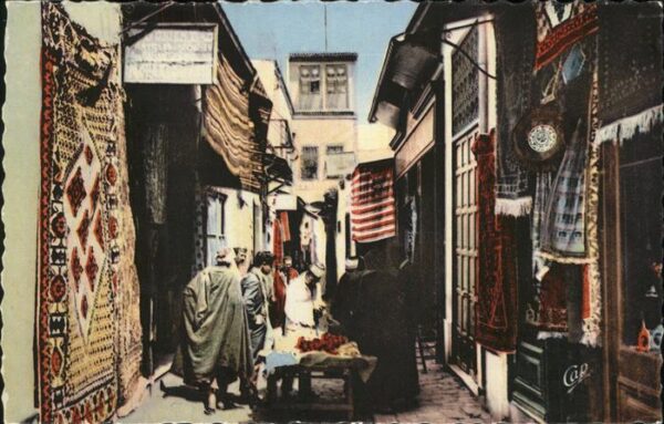 Tunis Rue Djemaa Ez Zitouna Strassenhändler