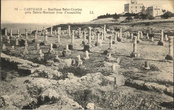 Carthage Karthago Basilique Saint Cyprien pres Sainte Mon