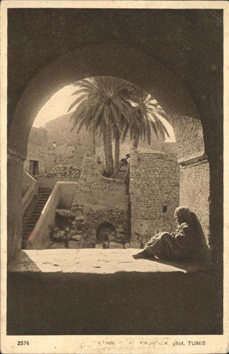 Tunesien Au village arabe Serie VII No. 2576 Pay