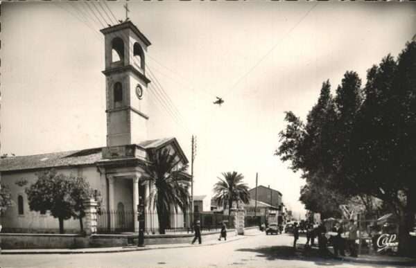Guelma Eglise et la Rue St. Augustin