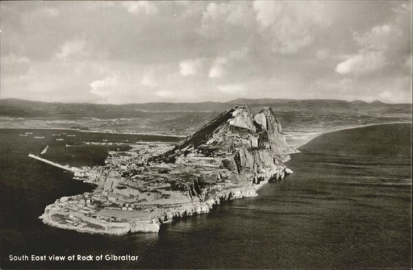 Gibraltar South East view of Rock