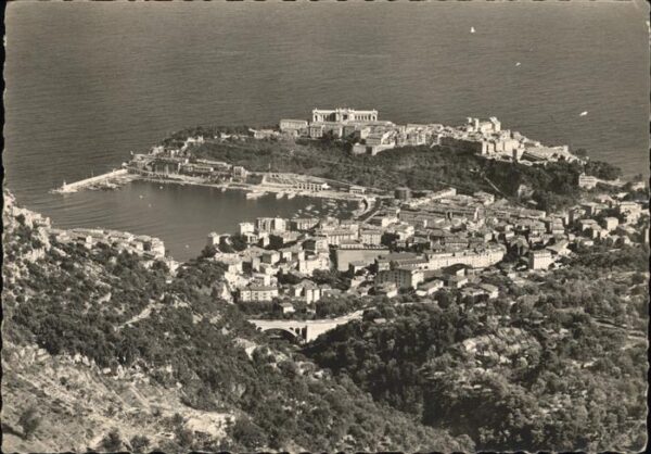 Monaco Vue sur la Ville le Port le Rocher