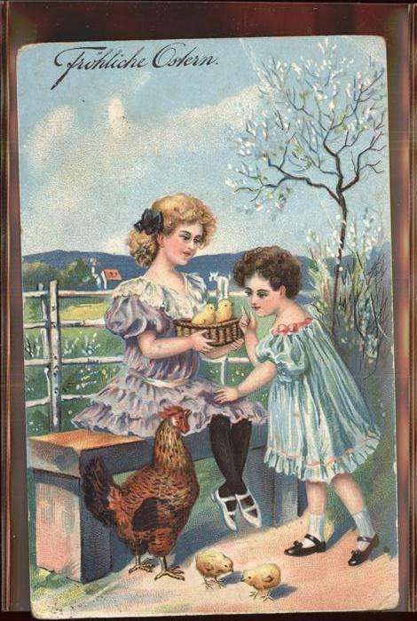Ostern Easter Paques Huhn Küken Kinder