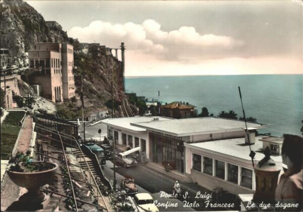 Zoll Grenze Douane Grenze Ponte S. Luigi Italia-Francia