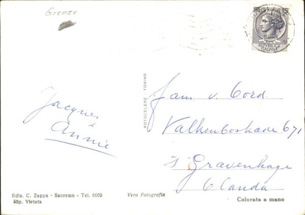 Zoll Grenze Douane Grenze Italien-Frankreich Ponte S. Luig – Bild 2