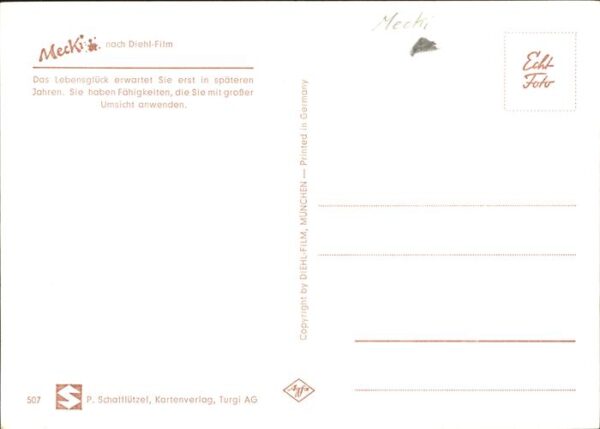 Mecki Nr. 507 Sternzeichen Krebs – Bild 2