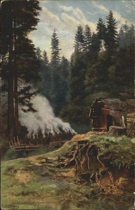 Hoffmann Heinrich Nr. 10 Köhler im Schwarzwald
