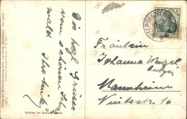 Hoffmann Heinrich Nr. 10 Köhler im Schwarzwald – Bild 2
