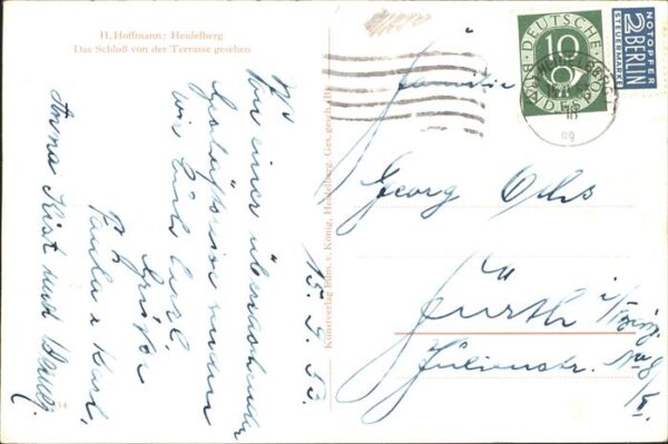 Hoffmann Heinrich Nr. 534 Heidelberg Schloss – Bild 2