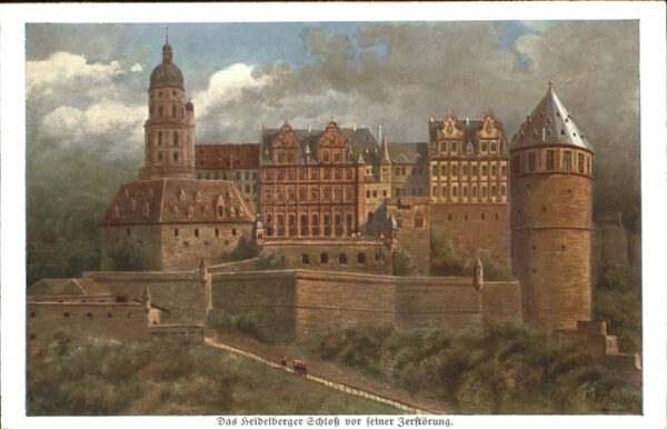 Hoffmann Heinrich Nr. 731 Heidelberg Schloss