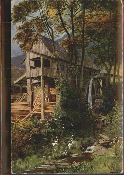 Hoffmann Heinrich Sägemühle Schwarzwald Serie V Blatt 2