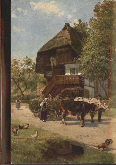 Hoffmann Heinrich Nr. 196 Grünfutter-Einfuhr Schwarzaldha