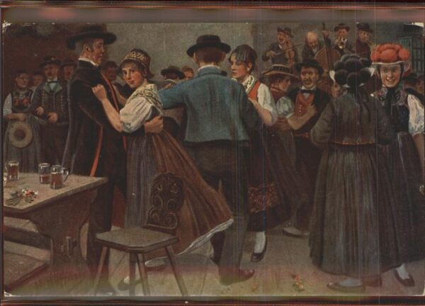 Hoffmann Heinrich Schwarzwaldtrachten Kirchweihe Kinzigta