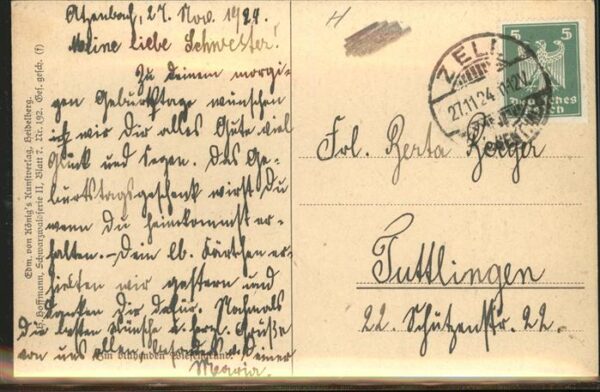 Hoffmann Heinrich Nr. 192 Wiesengrund Ziegen Schwarzwalds – Bild 2