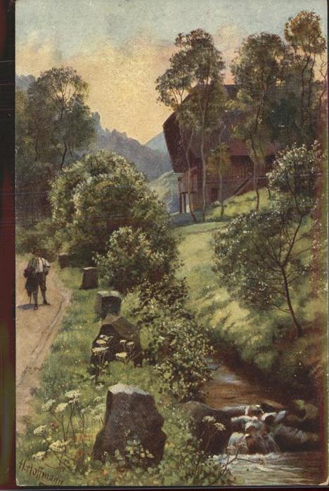 Hoffmann Heinrich Frühmorgens im Schwarzwald