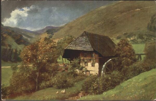 Hoffmann Heinrich Nr. 5 Wassermühle Schwarzwald