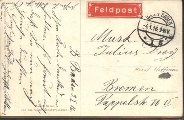 Hoffmann Heinrich Nr. 54 Baden-Baden Friedrichshöhe – Bild 2