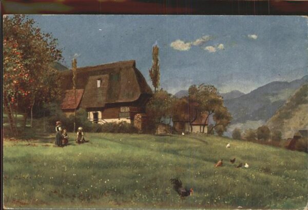 Hoffmann Heinrich Nr. 175 Schwarzwaldhaus auf der Höhe Ki