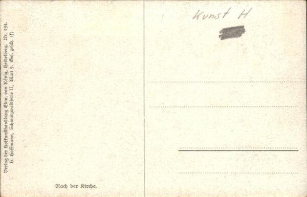 Hoffmann Heinrich Nr. 194 Nach der Kirche Trachten – Bild 2