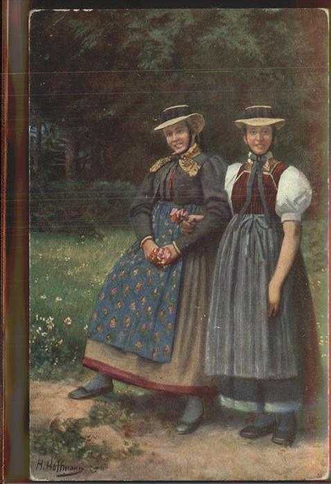 Hoffmann Heinrich Nr. 253 Trachten Prechtal Serie III Bla